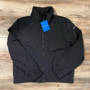 NWT Columbia Women's Black Windbreaker Jacket